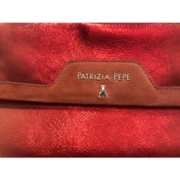 Patrizia Pepe Leather Clutch Bag - Picture 2 of 12